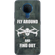 Чехол BoxFace Nokia 5.4 Дрон Fly Around