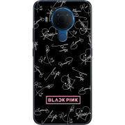 Чехол BoxFace Nokia 5.4 Blackpink автограф