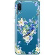 Прозрачный чехол BoxFace Samsung A022 Galaxy A02 Spring Bird