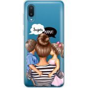 Прозрачный чехол BoxFace Samsung A022 Galaxy A02 Super Mama