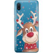 Прозрачный чехол BoxFace Samsung A022 Galaxy A02 Winter Deer