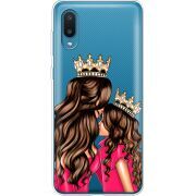 Прозрачный чехол BoxFace Samsung A022 Galaxy A02 Queen and Princess