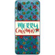 Прозрачный чехол BoxFace Samsung A022 Galaxy A02 Vintage Christmas Pattern
