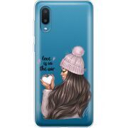 Прозрачный чехол BoxFace Samsung A022 Galaxy A02 love is in the air