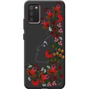 Черный чехол BoxFace Samsung A025 Galaxy A02S 3D Ukrainian Muse