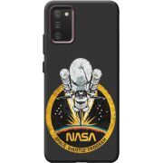 Черный чехол BoxFace Samsung A025 Galaxy A02S NASA Spaceship