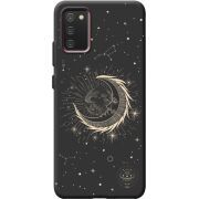 Черный чехол BoxFace Samsung A025 Galaxy A02S Moon