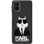 Черный чехол BoxFace Samsung M317 Galaxy M31s Cat in Black