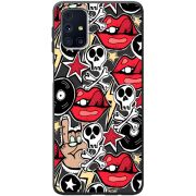 Черный чехол BoxFace Samsung M317 Galaxy M31s Rock Graffiti