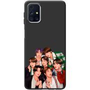 Черный чехол BoxFace Samsung M317 Galaxy M31s BTS