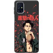 Черный чехол BoxFace Samsung M317 Galaxy M31s Атака Титанов Леви