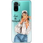 Прозрачный чехол BoxFace Xiaomi Redmi Note 10/ Note 10S Live The Moment