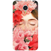 Чехол Uprint Meizu MX4 Girl in Flowers