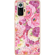 Чехол BoxFace Xiaomi Redmi Note 10 Pro Pink Peonies