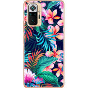 Чехол BoxFace Xiaomi Redmi Note 10 Pro flowers in the tropics