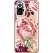 Прозрачный чехол BoxFace Xiaomi Redmi Note 10 Pro Rose