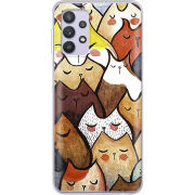 Чехол BoxFace Samsung A525 Galaxy A52 Sleepy Cats