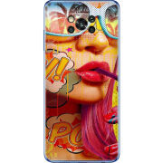 Чехол BoxFace Poco X3 Pro Yellow Girl Pop Art