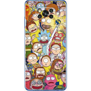 Чехол BoxFace Poco X3 Pro Rick and Morty