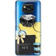 Прозрачный чехол BoxFace Xiaomi Poco X3 Pro Fashion Pug