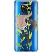 Прозрачный чехол BoxFace Xiaomi Poco X3 Pro Cute Mermaid