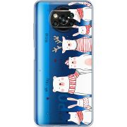 Прозрачный чехол BoxFace Xiaomi Poco X3 Pro The Friendly Beasts