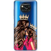 Прозрачный чехол BoxFace Xiaomi Poco X3 Pro Queen and Princess
