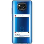 Прозрачный чехол BoxFace Xiaomi Poco X3 Pro Insta