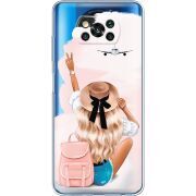 Прозрачный чехол BoxFace Xiaomi Poco X3 Pro Travel Girl