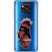 Прозрачный чехол BoxFace Xiaomi Poco X3 Pro Нападение Титана