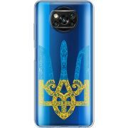 Прозрачный чехол BoxFace Xiaomi Poco X3 Pro Gold Trident