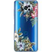 Прозрачный чехол BoxFace Xiaomi Poco X3 Pro Floral