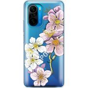 Прозрачный чехол BoxFace Poco F3 Cherry Blossom