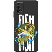 Черный чехол BoxFace Xiaomi Redmi 9T Fish