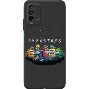 Черный чехол BoxFace Xiaomi Redmi 9T Among Us Impostors