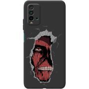 Черный чехол BoxFace Xiaomi Redmi 9T Нападение на Титана