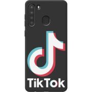 Черный чехол BoxFace Samsung A215 Galaxy A21 Tik Tok