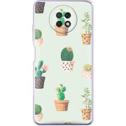 Чехол BoxFace Xiaomi Redmi Note 9T L-green Cacti