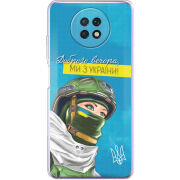 Чехол BoxFace Xiaomi Redmi Note 9T Захисниця з України