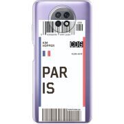 Прозрачный чехол BoxFace Xiaomi Redmi Note 9T Ticket Paris