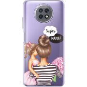 Прозрачный чехол BoxFace Xiaomi Redmi Note 9T Super Mama and Daughter
