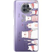 Прозрачный чехол BoxFace Xiaomi Redmi Note 9T The Friendly Beasts