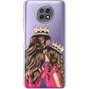Прозрачный чехол BoxFace Xiaomi Redmi Note 9T Queen and Princess