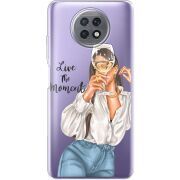 Прозрачный чехол BoxFace Xiaomi Redmi Note 9T Live The Moment