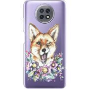 Прозрачный чехол BoxFace Xiaomi Redmi Note 9T Winking Fox
