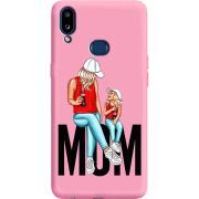 Розовый чехол Boxface Samsung A107 Galaxy A10s Mom