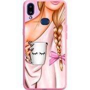 Розовый чехол Boxface Samsung A107 Galaxy A10s 