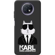 Черный чехол BoxFace Xiaomi Redmi Note 9T Cat in Black