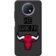 Черный чехол BoxFace Xiaomi Redmi Note 9T Не Бикуй
