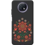 Черный чехол BoxFace Xiaomi Redmi Note 9T Ukrainian Ornament